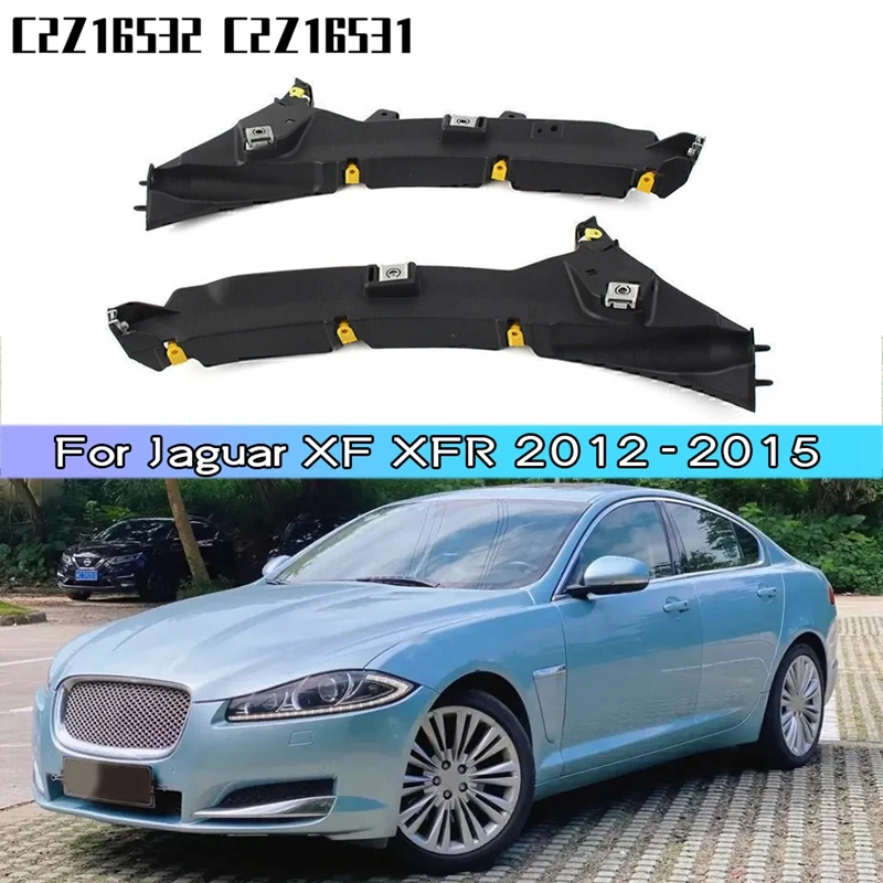 

1 Pair Left & Right Car Front Bumper Mount Bracket C2Z16532 C2Z16531 For Jaguar XF XFR 2012-2015 Parts Accessories