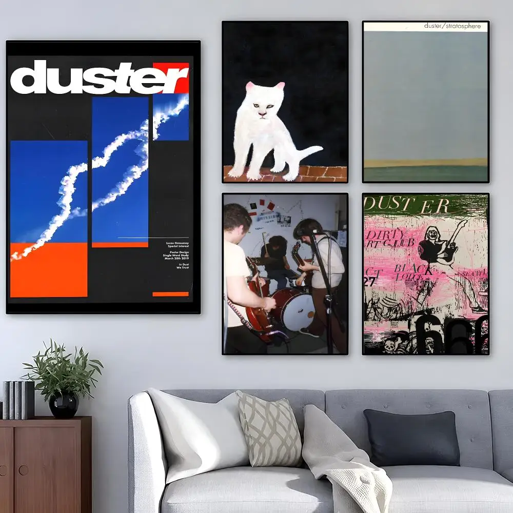 Band Duster Stratosphere Poster Pop Wall Art PP Decorative Water-Resistant Print Apartment Dorm Office Room Decor Gift