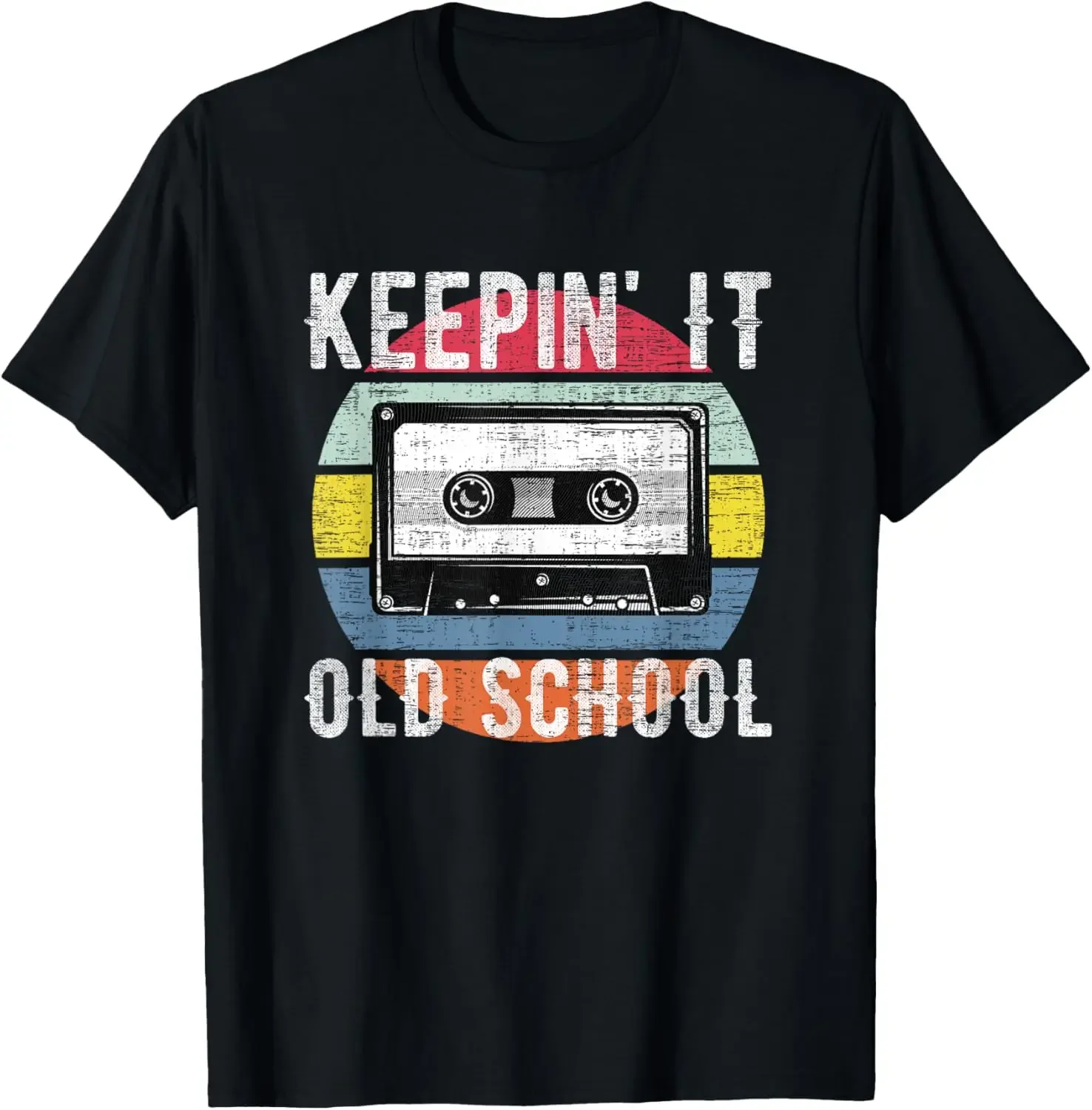 Retro Old School 80s 90s Cassette Hip Hop Music Mixtape T-Shirt Vintage Clothes Tops Women Clothing  Ropa Mujer Graphic T Shirts