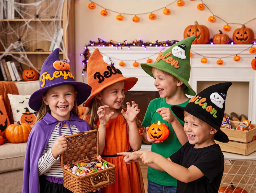 Personalized Kids Witch Hat, C - Art Craft Party review and price