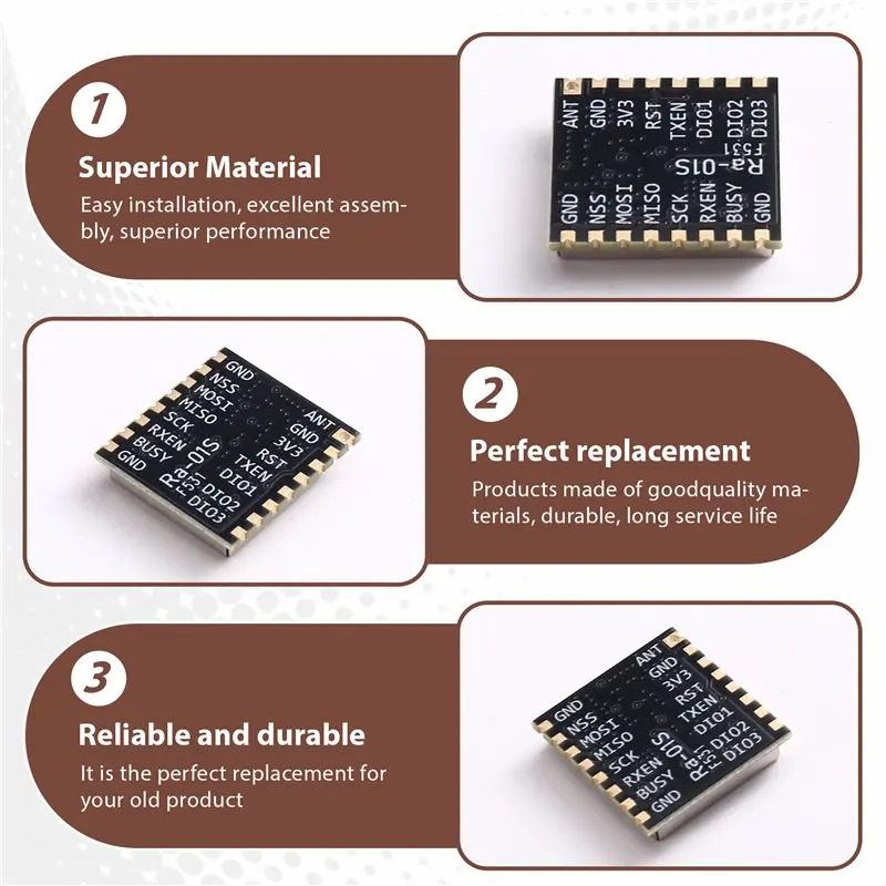 A93P Ultra-Low Power Wireless Transmit Module Lora Spread Spectrum Ra-01SC Lora Radio Frequency Module 410-525Mhz