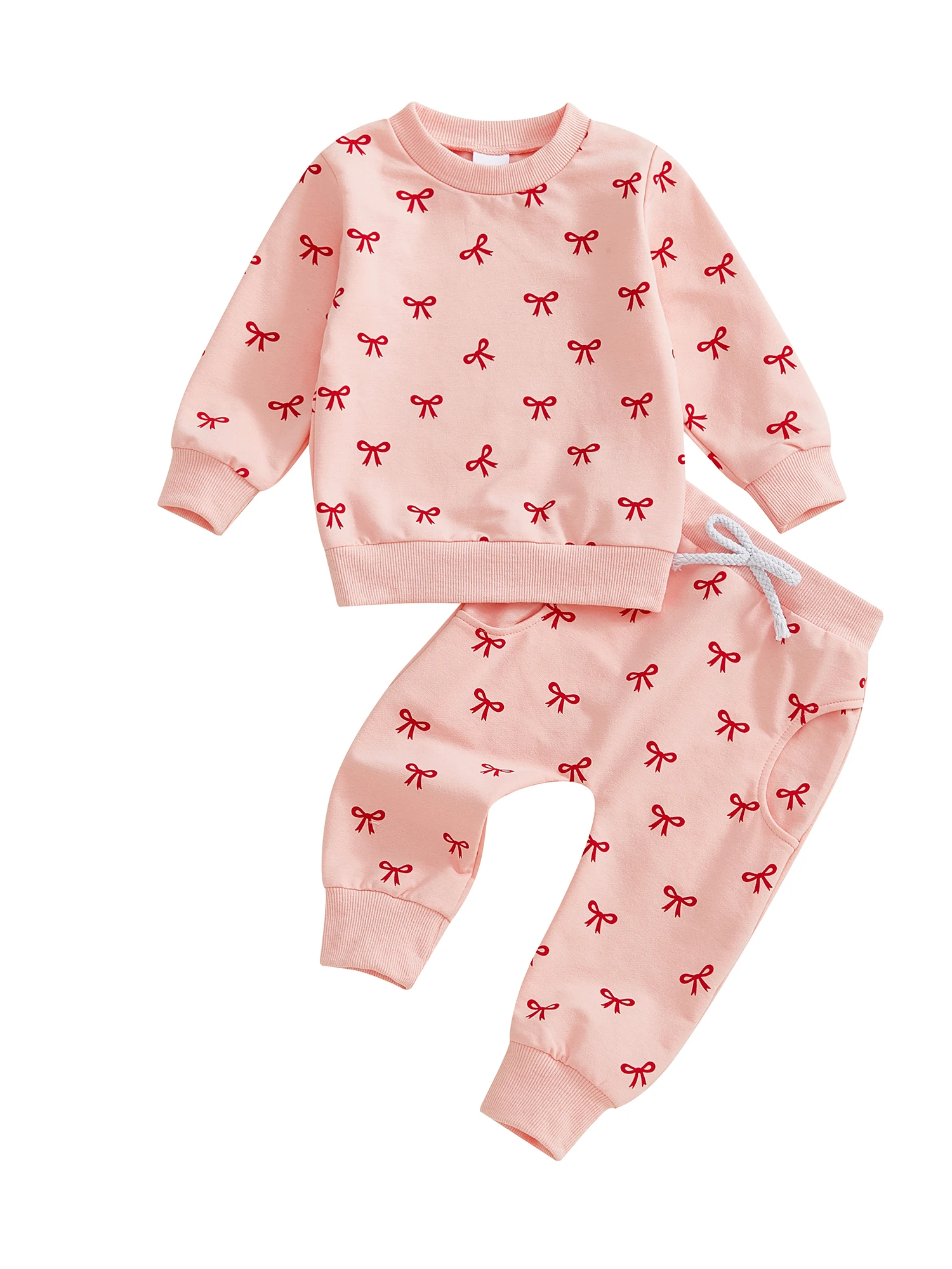 Conjunto de roupas fofas de outono para meninas com estampa floral suéter elástico leggings conjunto de 2 peças para outono