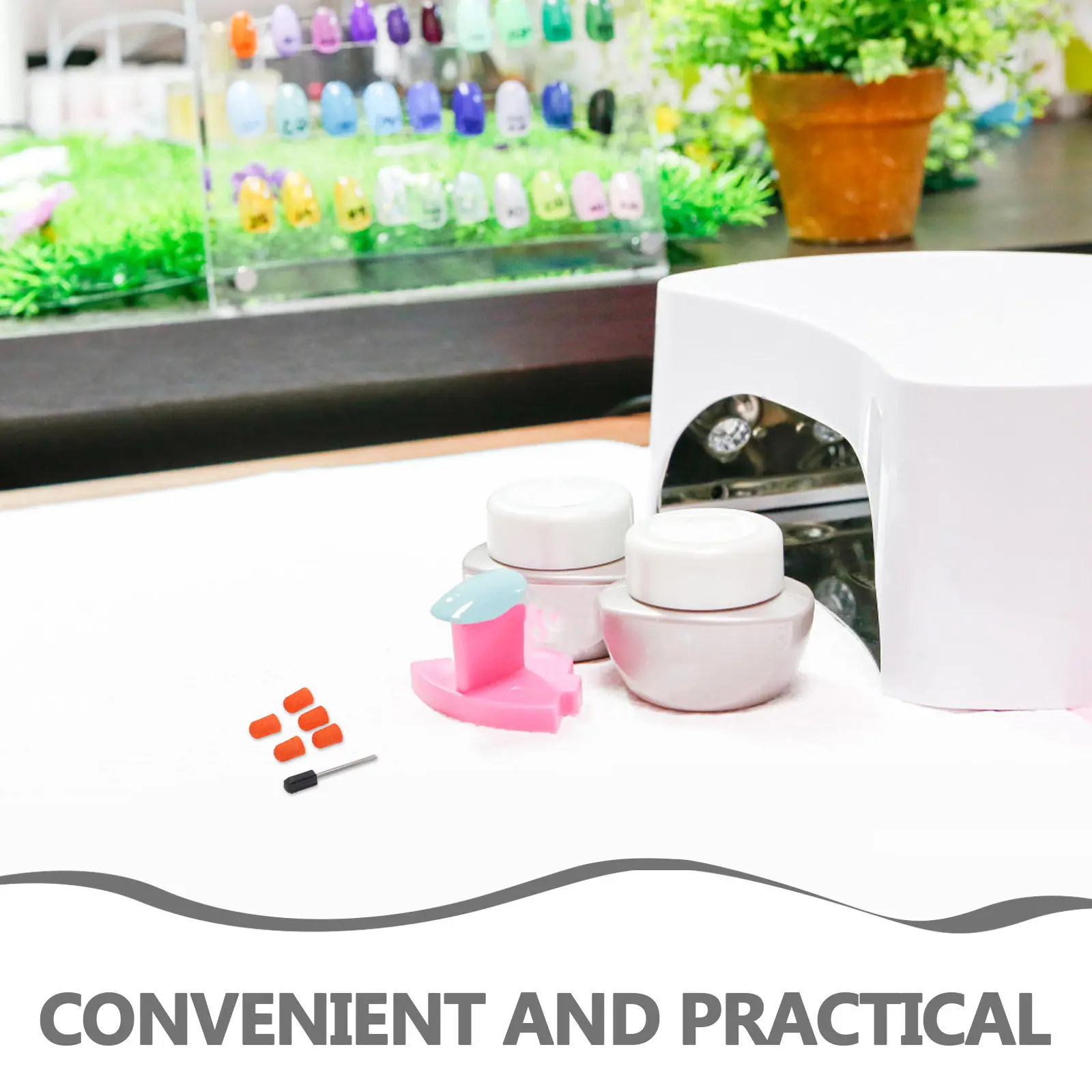 30 set di bande abrasive per unghie con gambo da 7 mm, grana fine, per trapano elettrico per unghie, manicure, pedicure, rimozione gel e acrilico, cura dei piedi.