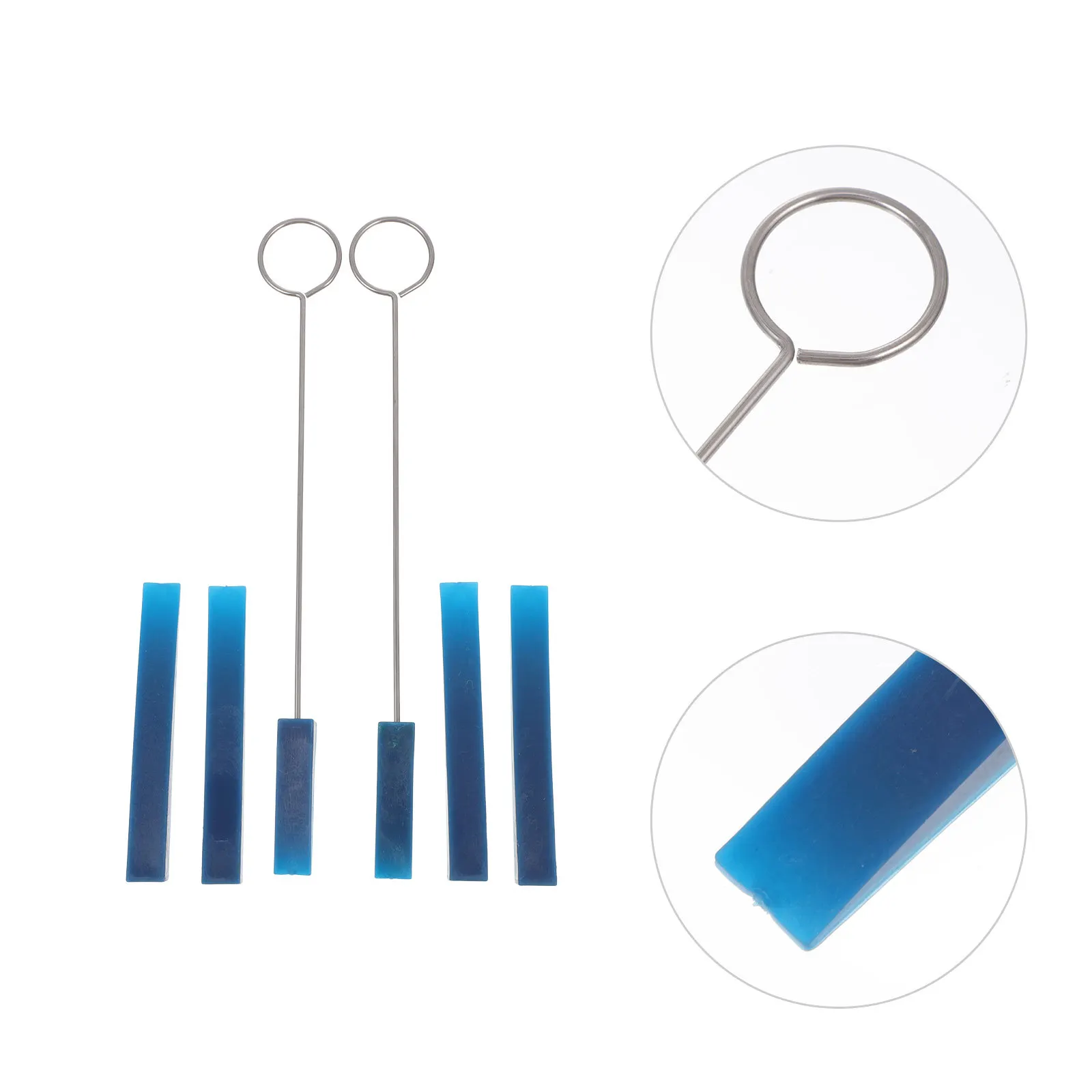 6 قطعة ضبط البيانو المطاط إسفين كتم تحديد أداة الأزرق دائم المطاط المواد البيانو اكسسوارات أداة الصيانة العملية