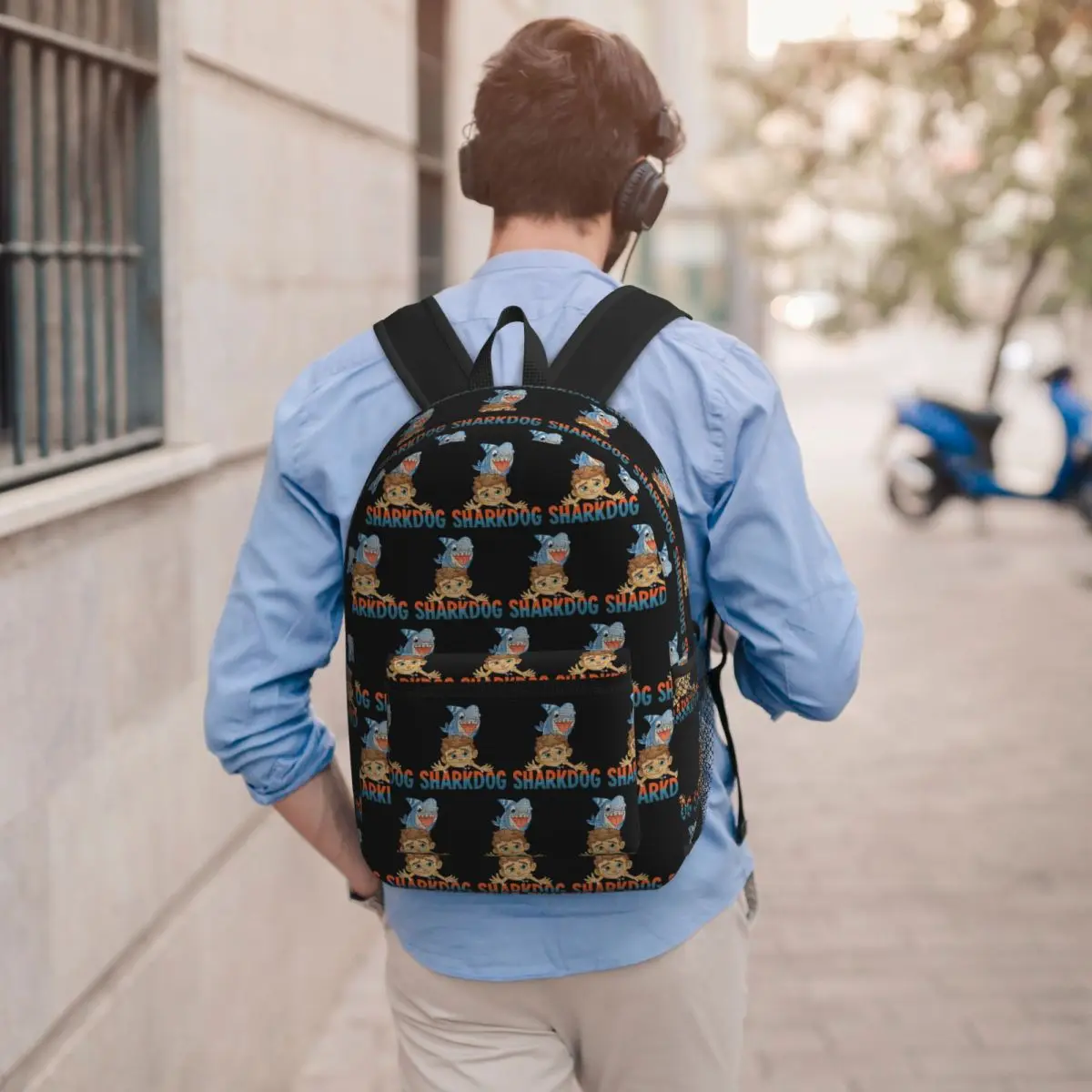 Sharkdog Shark Backpack Boys Girls BookBag Children School Bag Computer Shoulder Bags for Men Women