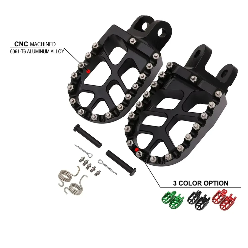 Pedaleiras de Moto para Honda CR 80 85 CRF1000L CRF 1000 L DTC XR250 XR400 XR650 KLX KLR Moto de Trilha