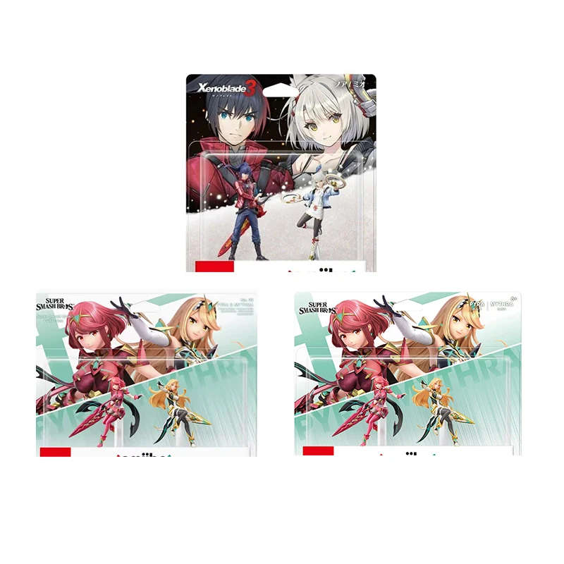 Super Smash Bros Series Xenoblade 3 Noah and Mio Pyra and Mythra Action Figure Game Character Peripheral Limited Models Boy Toys