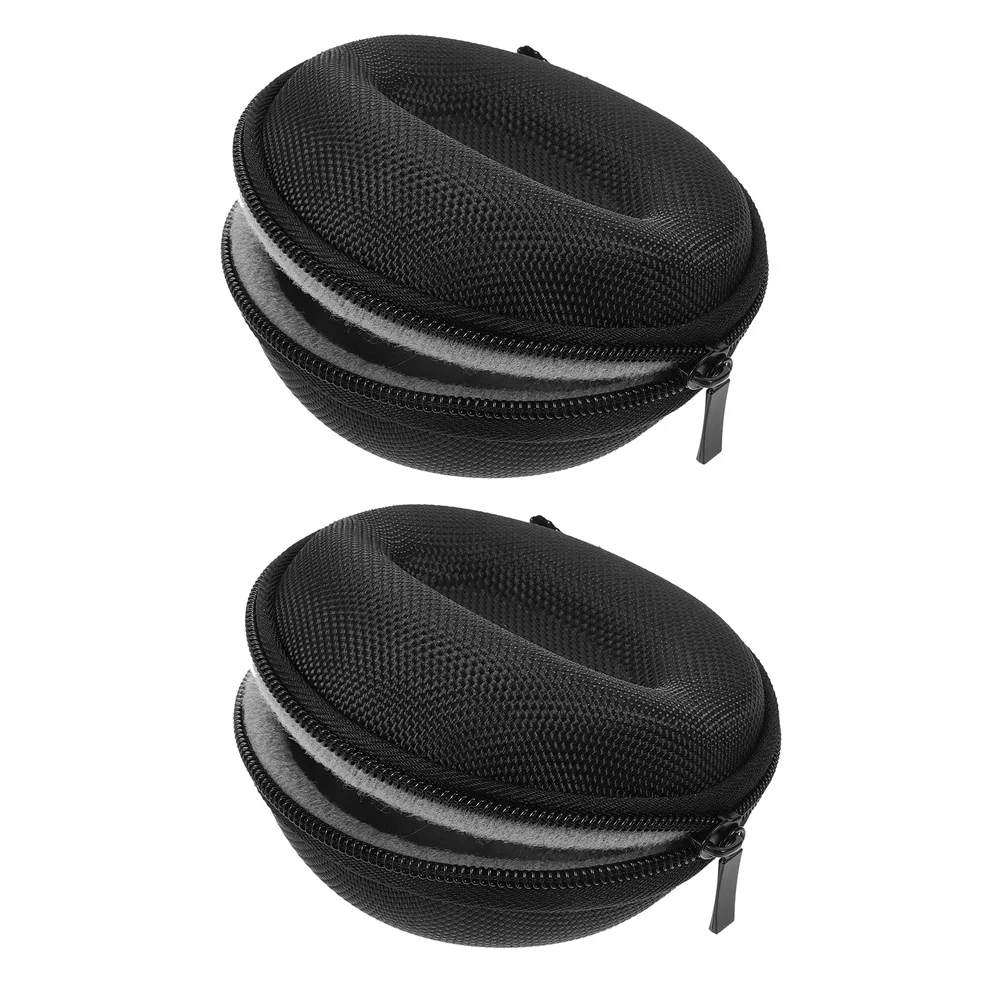 

2Pcs Watch Storage Bag Shockproof Portable Travel Case for Men and Women Soft Lining Zipper Closure Watch