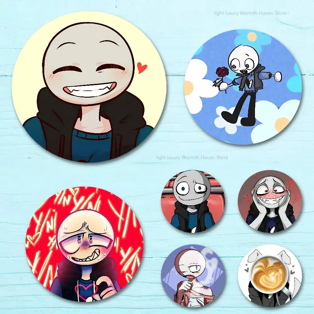 

Game Peter Y-Your B-Boyfriend Round Anime Wooden Coasters DIY Decorations Birthday Valentine Gifts
