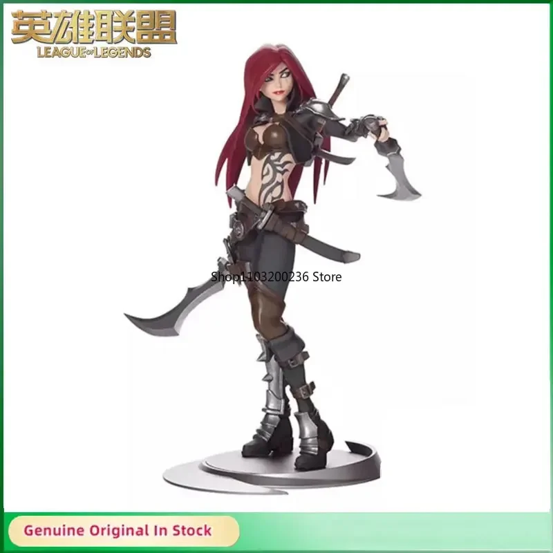 Original LOL League of Legends Katarina Du Couteau Game Dramatist The Sinister Blade Statues Action Figure Ornaments Model Toys