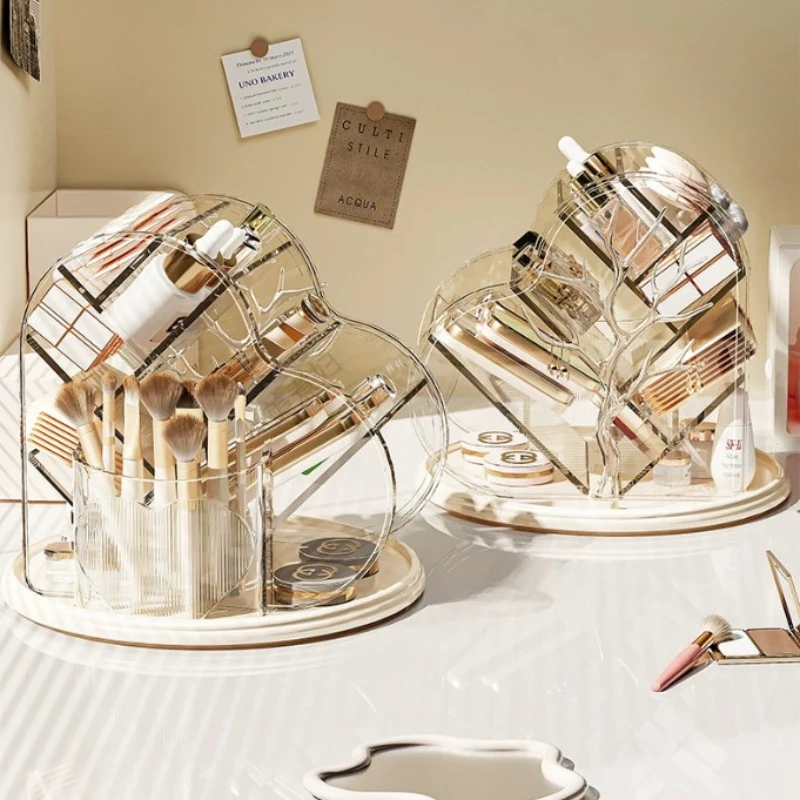 Desk Unit Storage Rack Perfume Holder Bedroom Kawaii Display Shelf Household Vanity Coisas Para Casa Cutecore Organizer