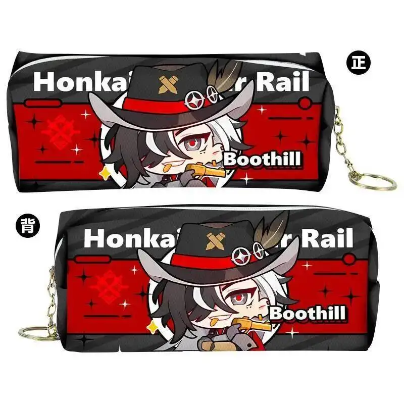 

Аниме-игра с мультяшным принтом, новинка унисекс Honkai: Star Rail Cos Boothill Aventurine Dr. Соотношение Ruan Mei и т. д. Подарок пенал из искусственной кожи