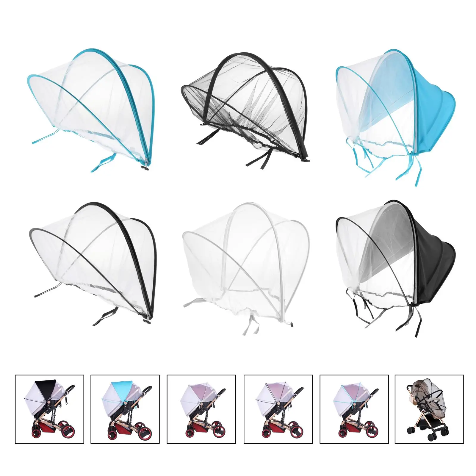 

for Stroller, & – Premium Infant Netting for Jogger, Carrier & – Toddler Canopy
