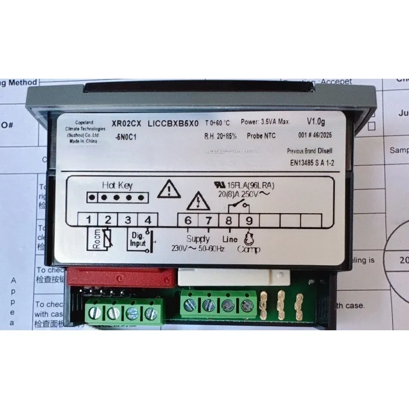 Thermostat DIXELL XR02CX-5N0C1 220V, Single Relay