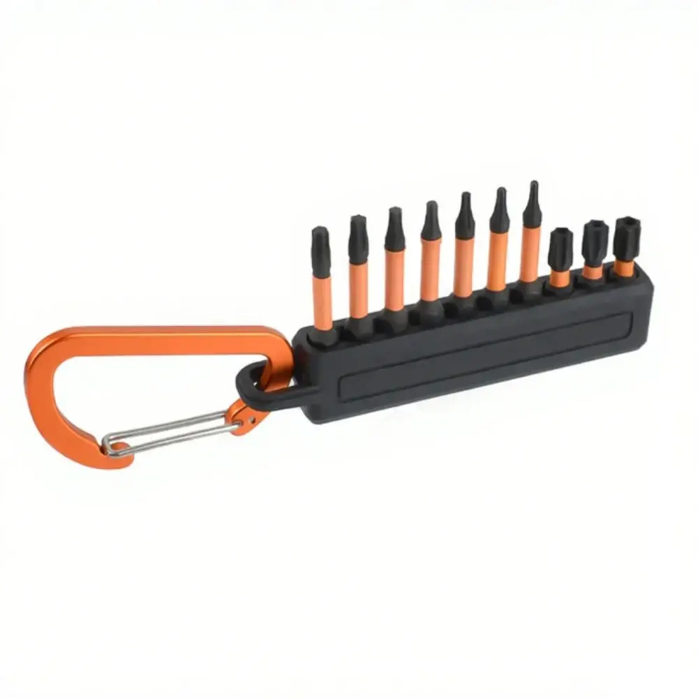 

Plastic Case Hex Shank Screwdriver Bit Holder 10 Holes 22 Holes Drill Bits Storage Case Storage Clip Portable Design