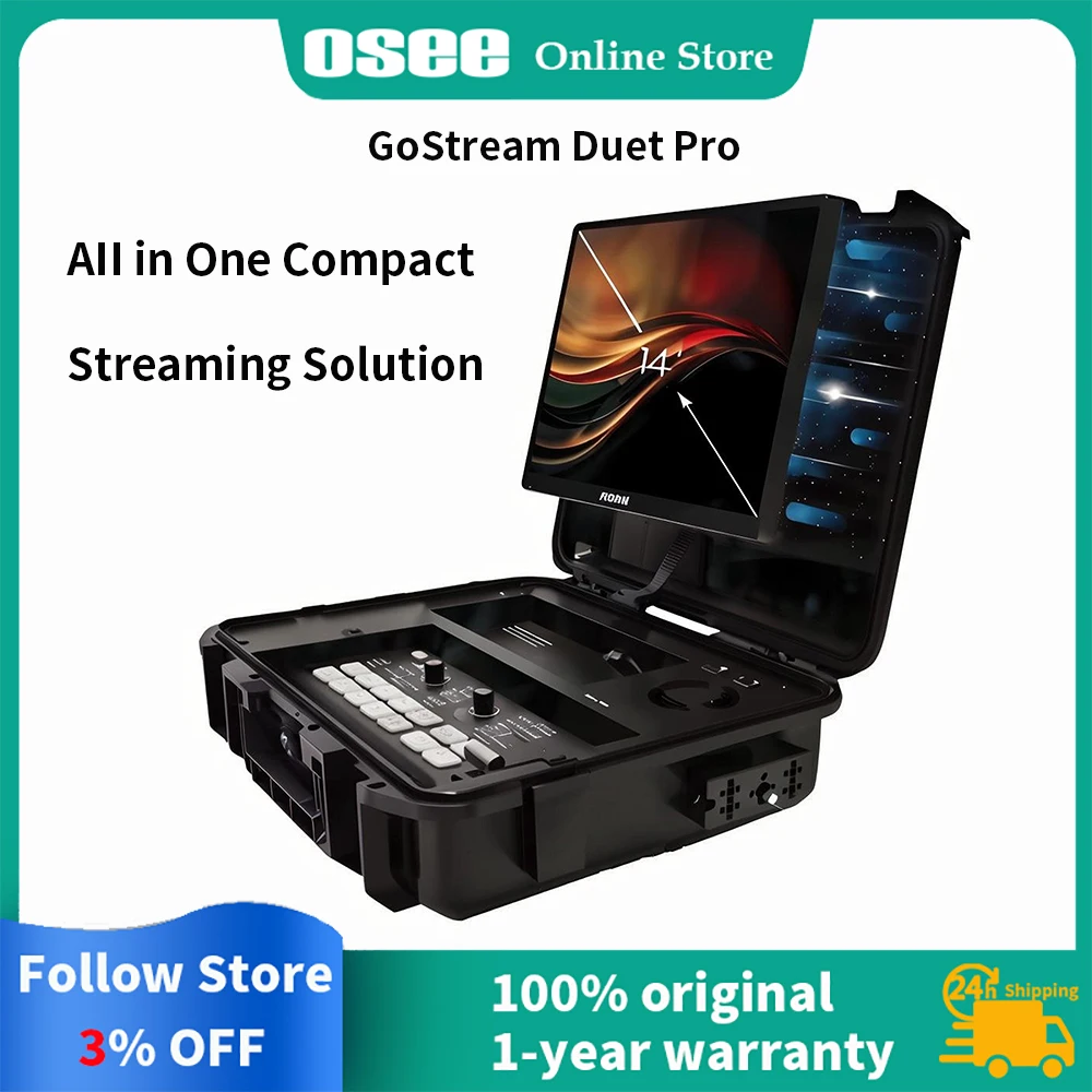 Osee GoStream Duet Pro Kit 4ch SDI/HDMI Input Live Streaming Multi
