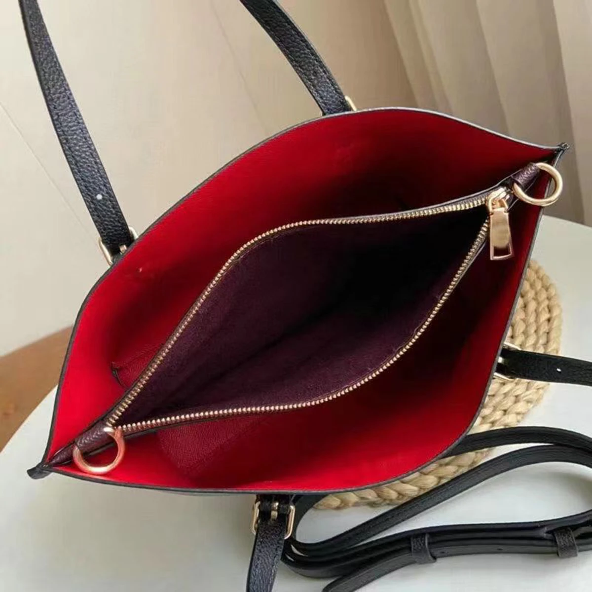 High quality Real leather women shoulder bag