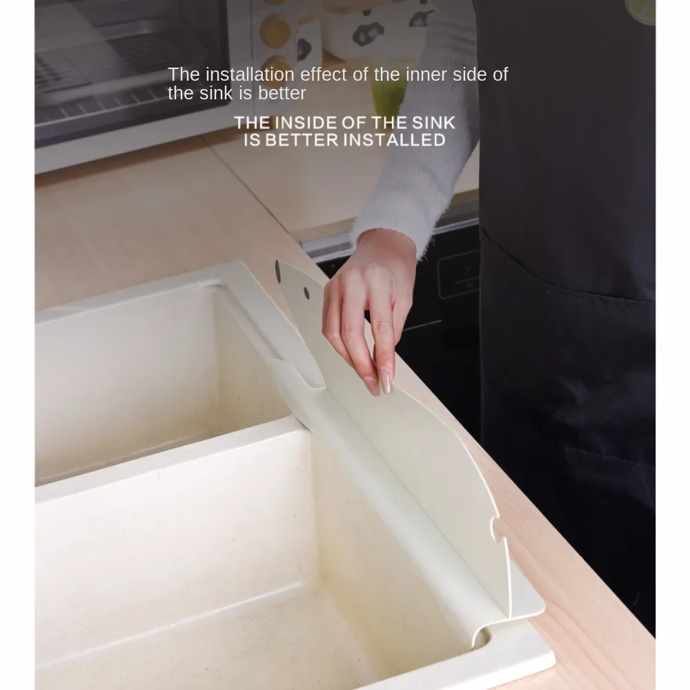 

Waterproof Splatter Screen Sucker Water Splash Guard Wash Basin Suction Cup Water Baffle Reusable Home Anti-splash Board