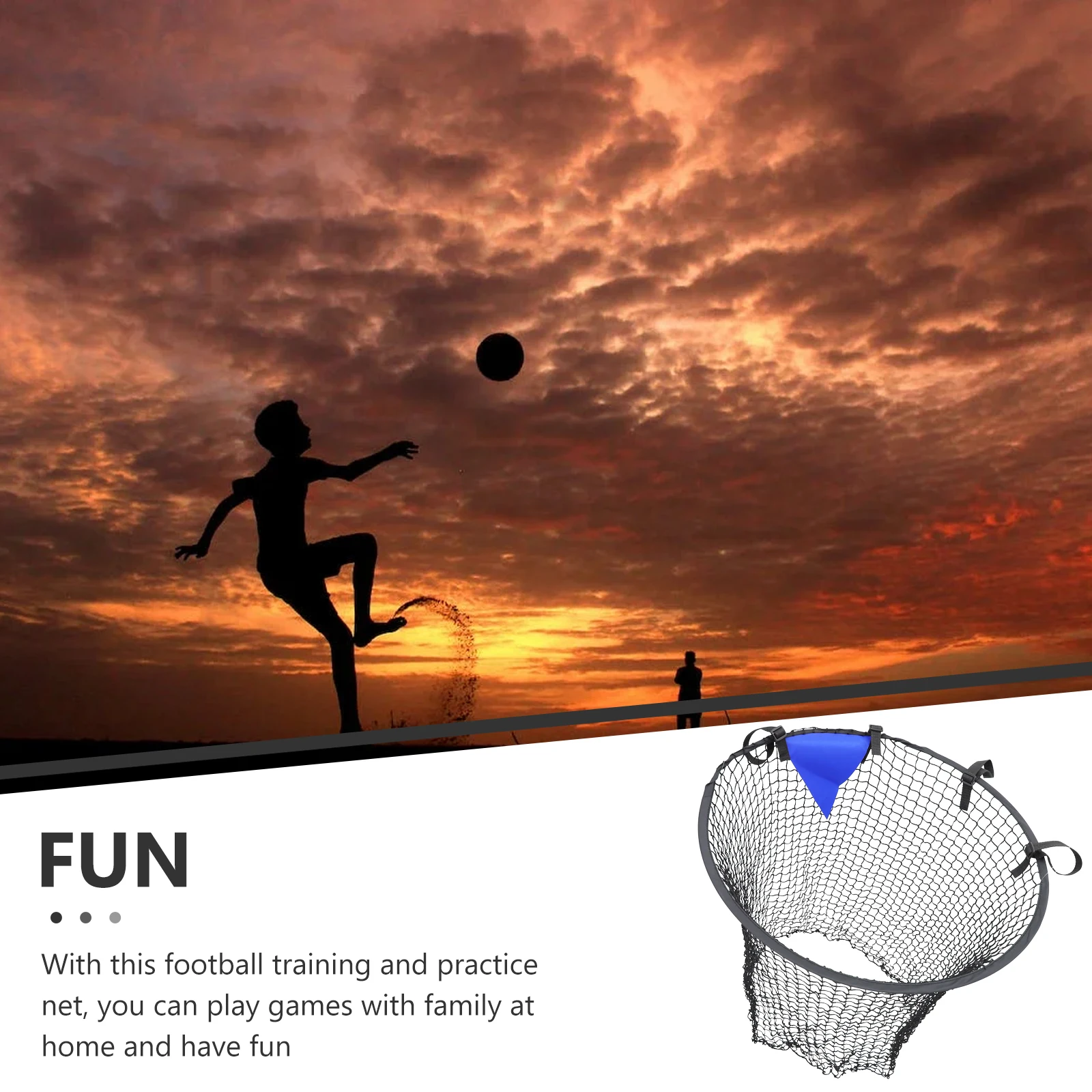 

Football Training Net Indoor Outdoor Soccer Practice Net For Home Backyard Target With Football Accessories For