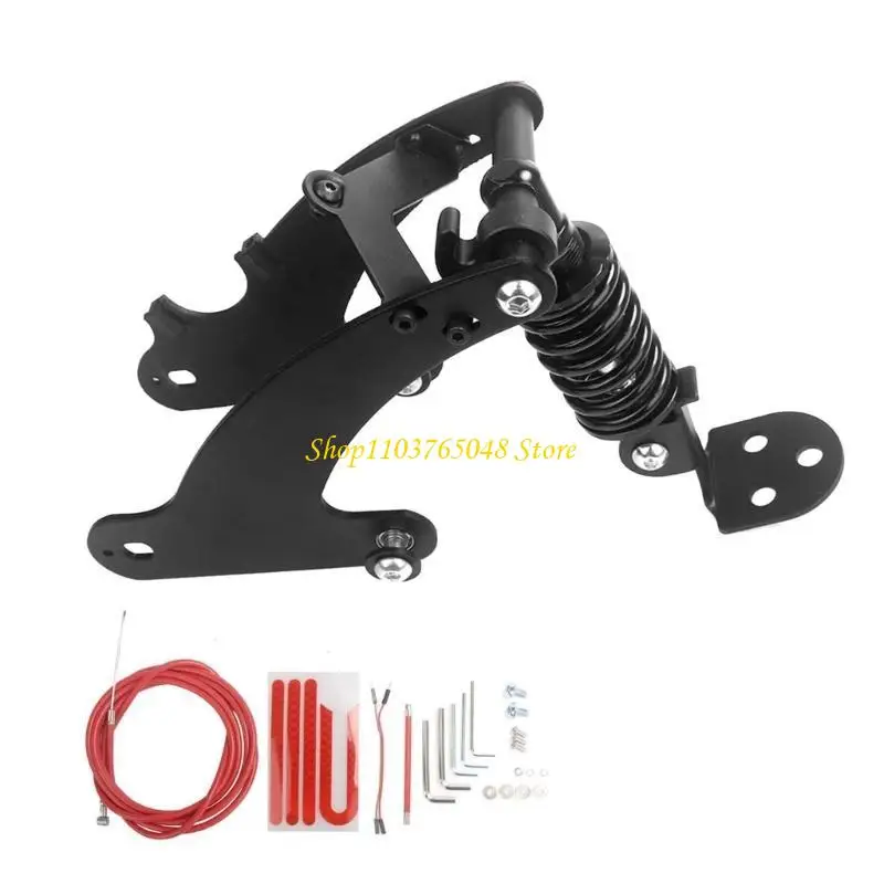 

R53E Upgraded Scooter Shock Absorbers Enhanced Taillight Electric Scooter Spring Shock for Improved Stability