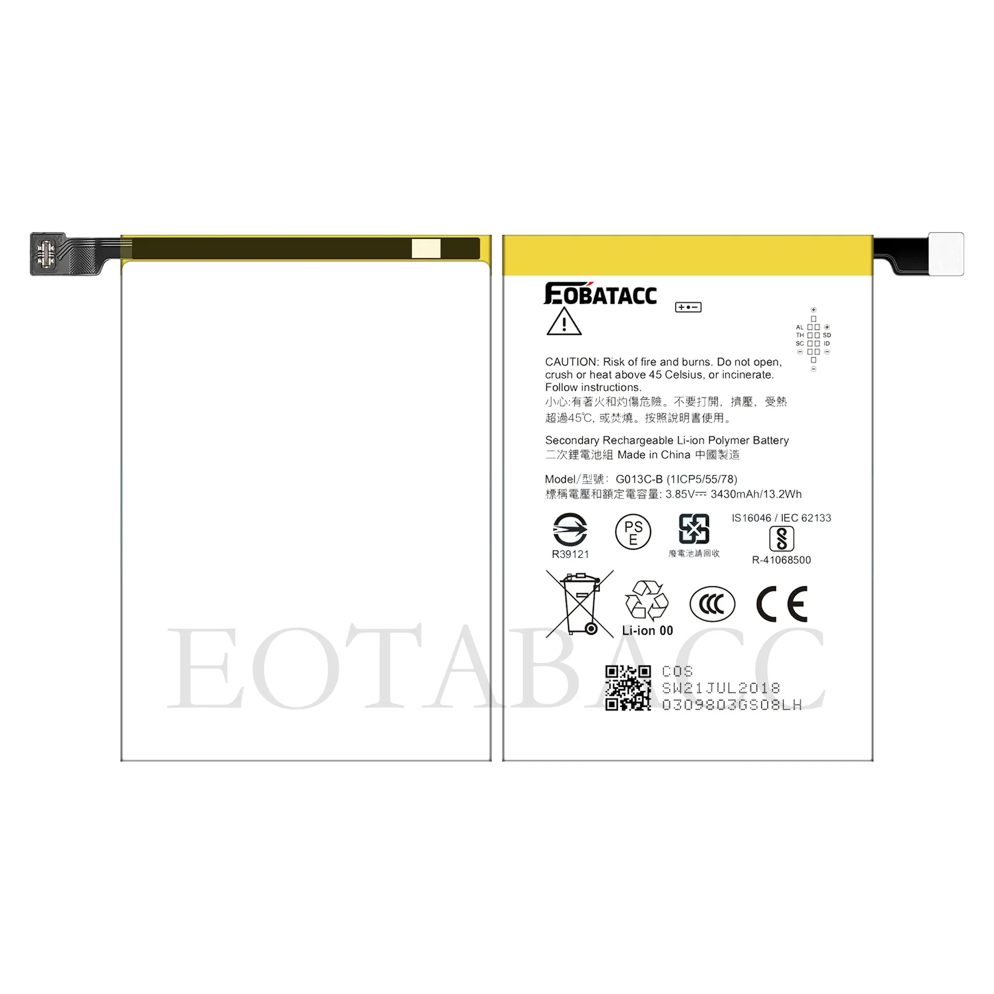 EOTABACC 100% New Original Battery G013C-B For HTC  Google pixel 3 XL 3XL Phone Battery +Tools