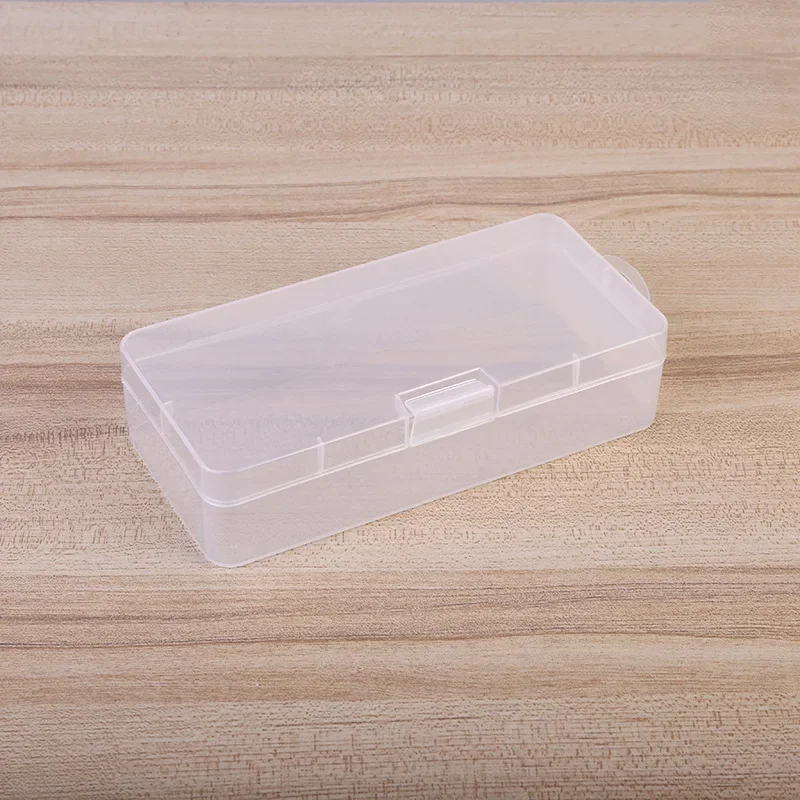 Transparent PP Box Rectangular Plastic Packaging Empty Box Parts Mobile Phone Repair Box Tool Mini Small Storage Box