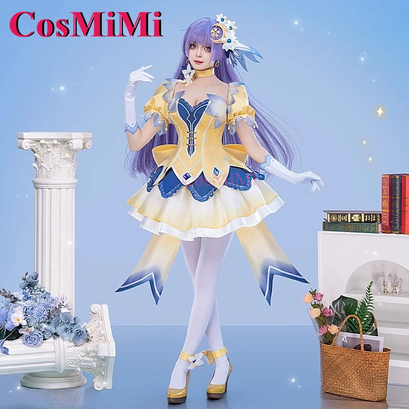 CosMiMi Anime Date A Live Izayoi Miku Cosplay Costume Diva Sweet Lovely Uniform Dress Women Carnival Party Role Play Clothing