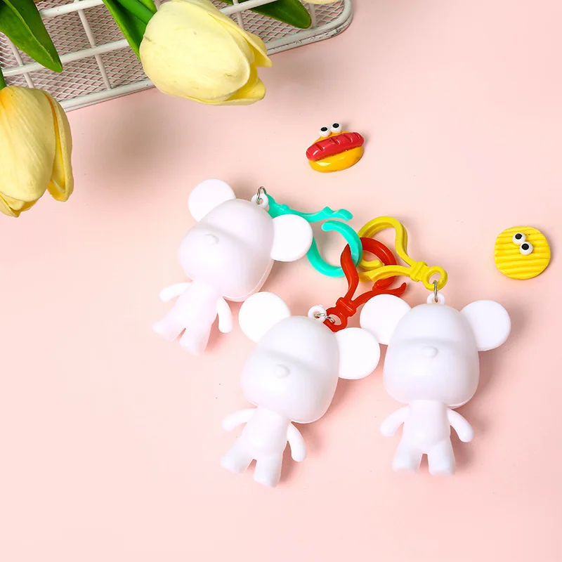 Hot Selling Children's DIY Fluid Bear Handmade Toys Creative Graffiti Pigment Set