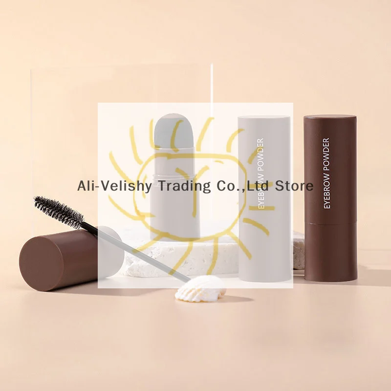 Wenkbrauw stempel stencil kit, waterdichte wenkbrauw stempel vormgeven kit wenkbrauw definieer en vulpoeder, make-up tools voor vrouwen