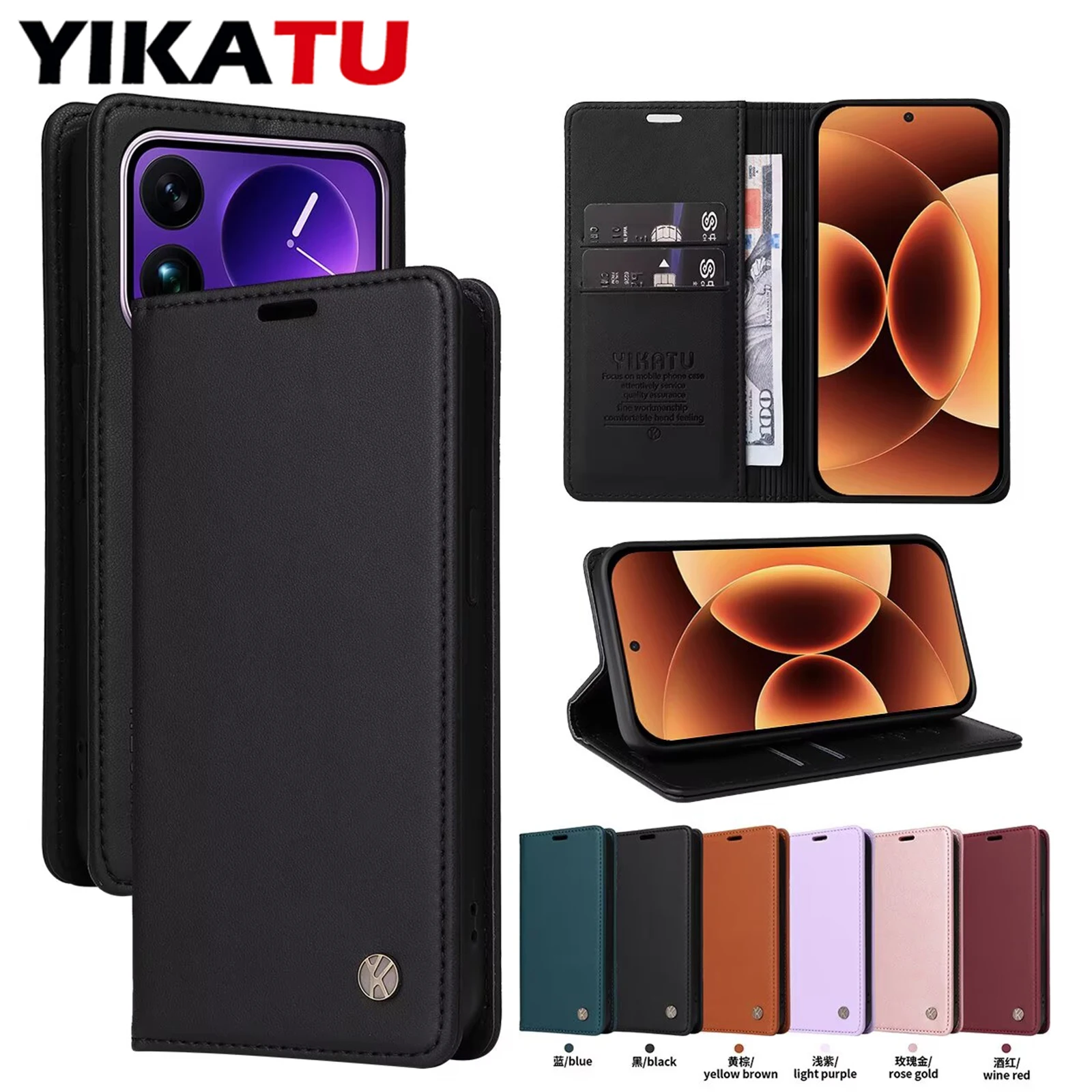 Magnetic Wallet Lea…