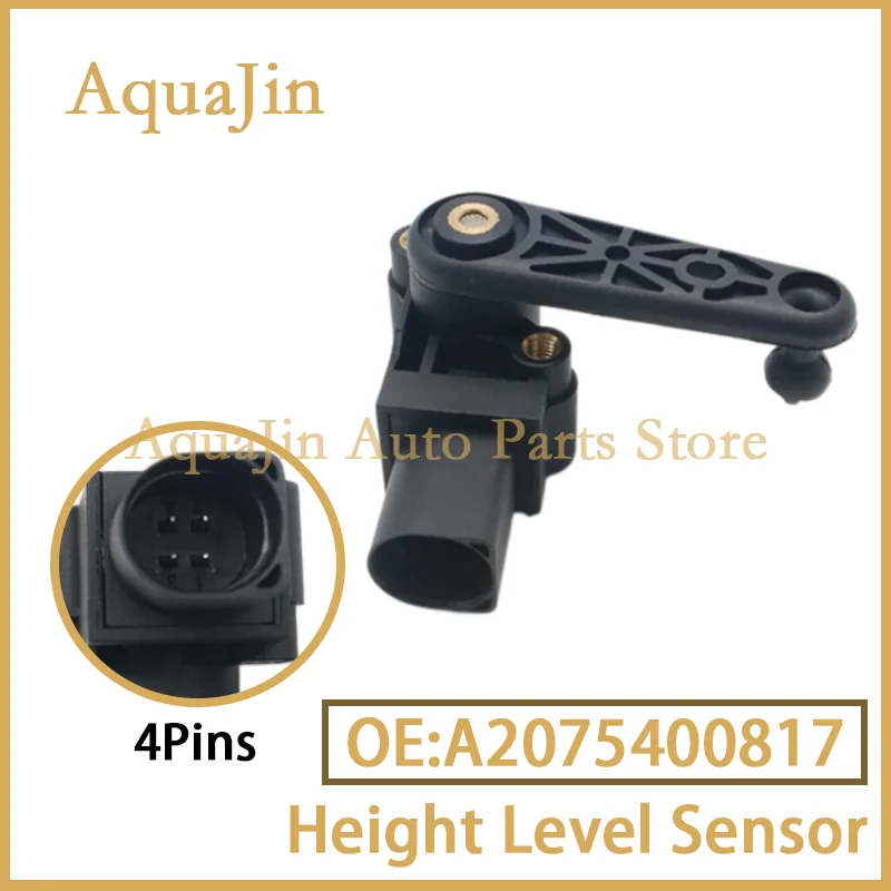 1T0907503B Rear Headlights Range Leveling Sensor For Volkswagen VW Tiguan Golf Passat B7 CC Beetle Eos Audi A3 Q3 TT TTS Skoda