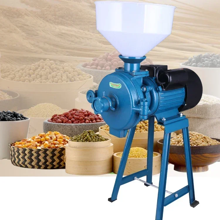 Electric Small Grain Grinding Machine Pulverizer Powder 110v/220v/230v Grain Grinder Cast Iron Mill Grinder