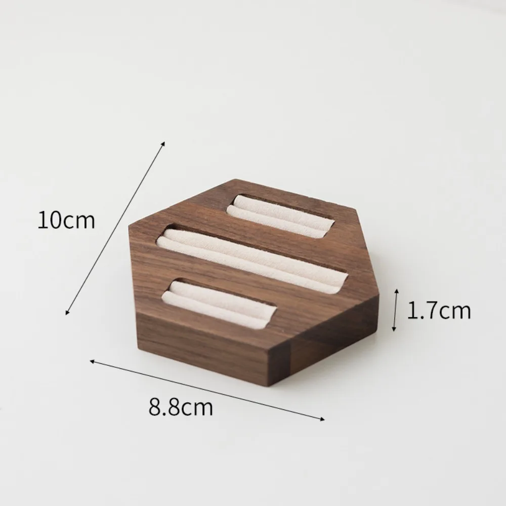 

High End High End Ring Earring Rack Walnut Sturdy Photography Display Stand Display Rack Photography