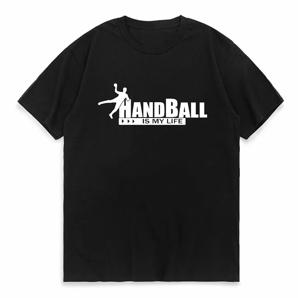 Camiseta creativa Handball Is My Life para hombre, ropa deportiva Harajuku, Camisetas informales de Anime, camiseta masculina