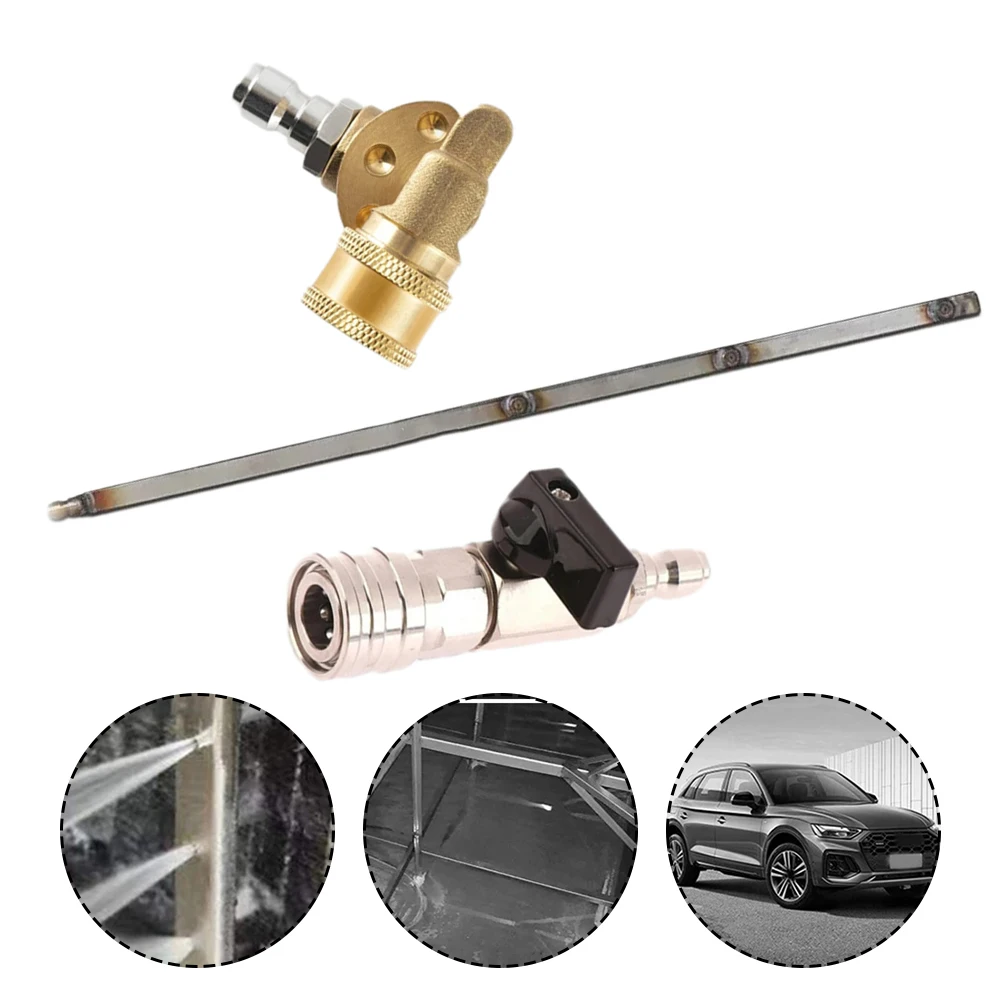 High Pressure Washer Extends Rod Kit Heavy Duty Large Truck Vehicle Water Tank Gas Radiator Condenser Clean Water Spray Rod Tool