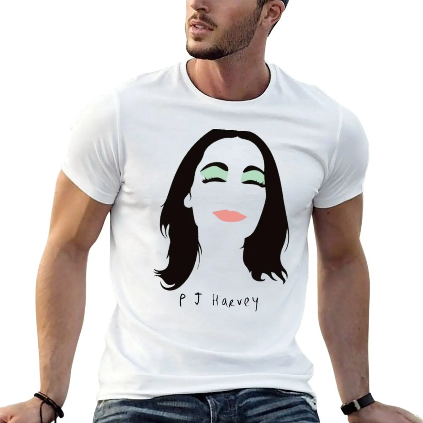 PJ Harvey T-Shirt Breathable Workout Short Sleeve Top