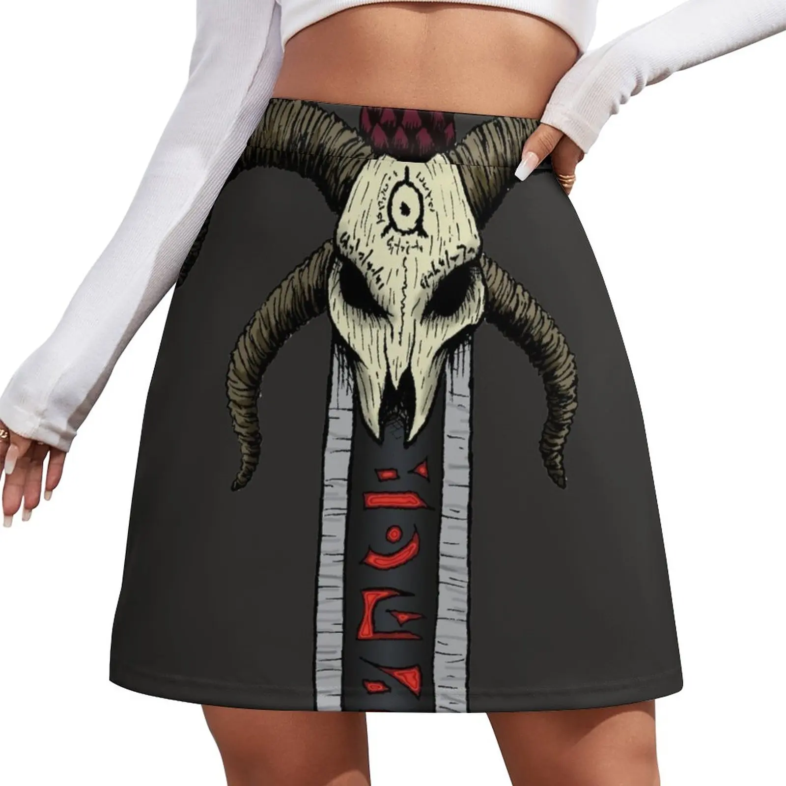 Dagger of the Cult of the Elder Dragon Mini Skirt women clothing 2023 new arrivals Short women′s skirts