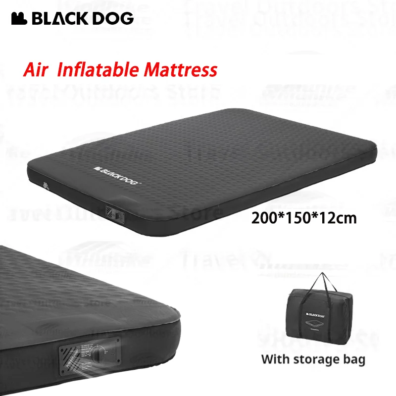 

Naturehike BLACKDOG Inflatable Mattress Camping Mat Ultralight Portable Self-inflating Mat Outdoor Sleeping Pad Air Bed 2 Person