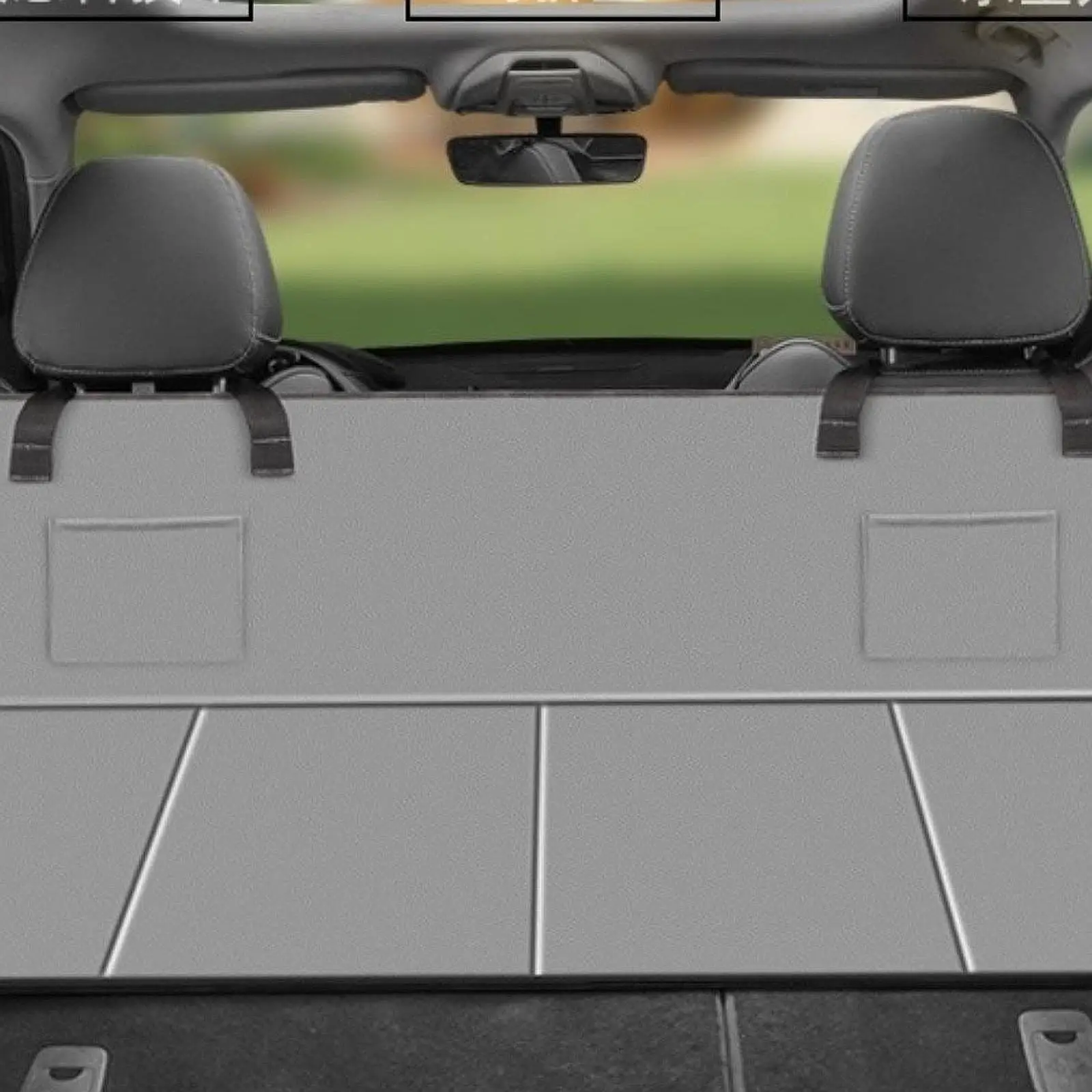 

Car Rear Seat Mattress Extension Plate Foldable Adjustable Comfortable Portable Accessory Wear Resistant Lightweight