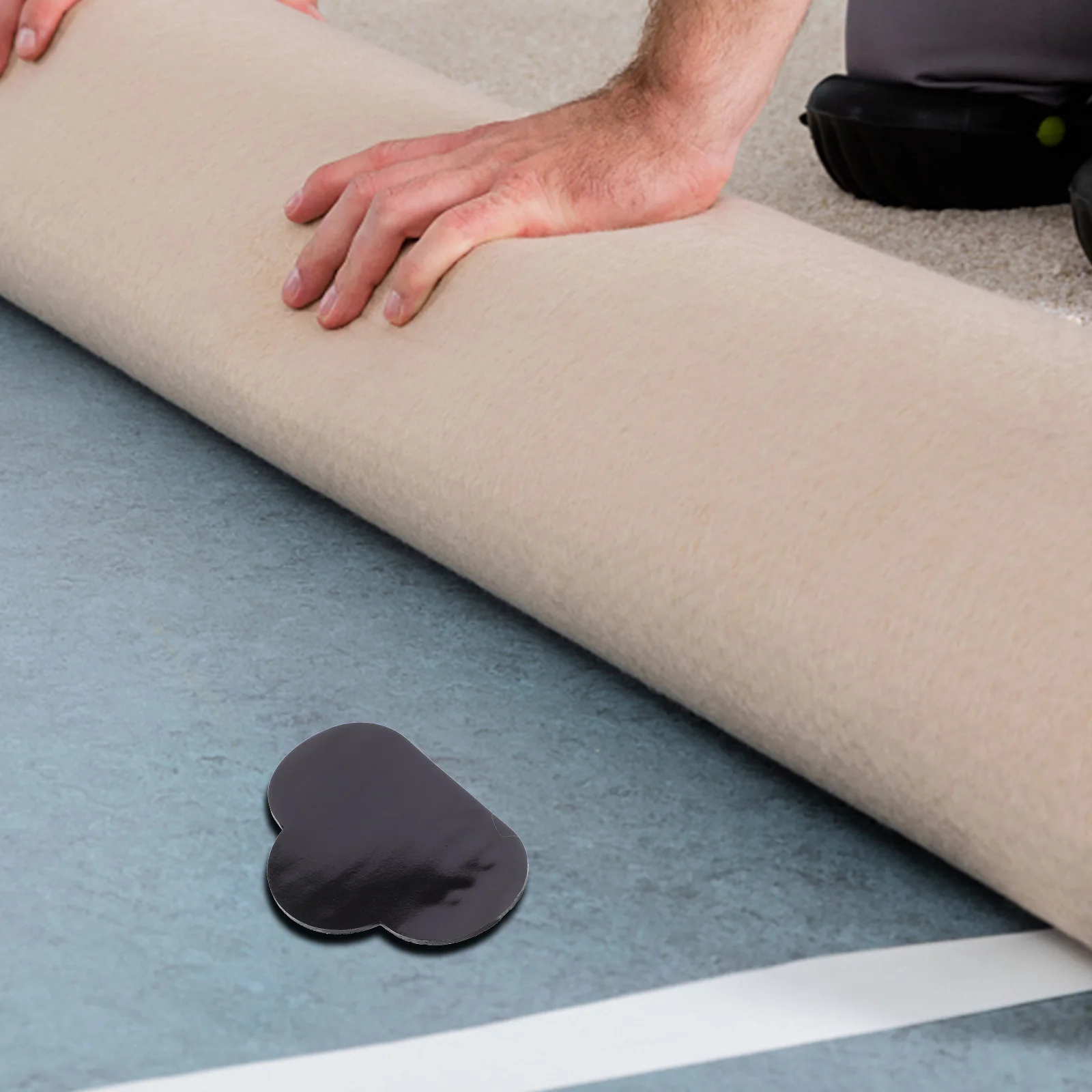 16 Buah Alas Anti Selip Stiker Karpet Bentuk Hati Awan Penahan Karpet untuk Lantai Kayu Keras Ubin Karpet Area