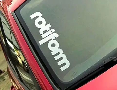 For Rotiform Windshield Side Decals Window Banners Cars Stickers Graphics Vinyl Die Cut Euro