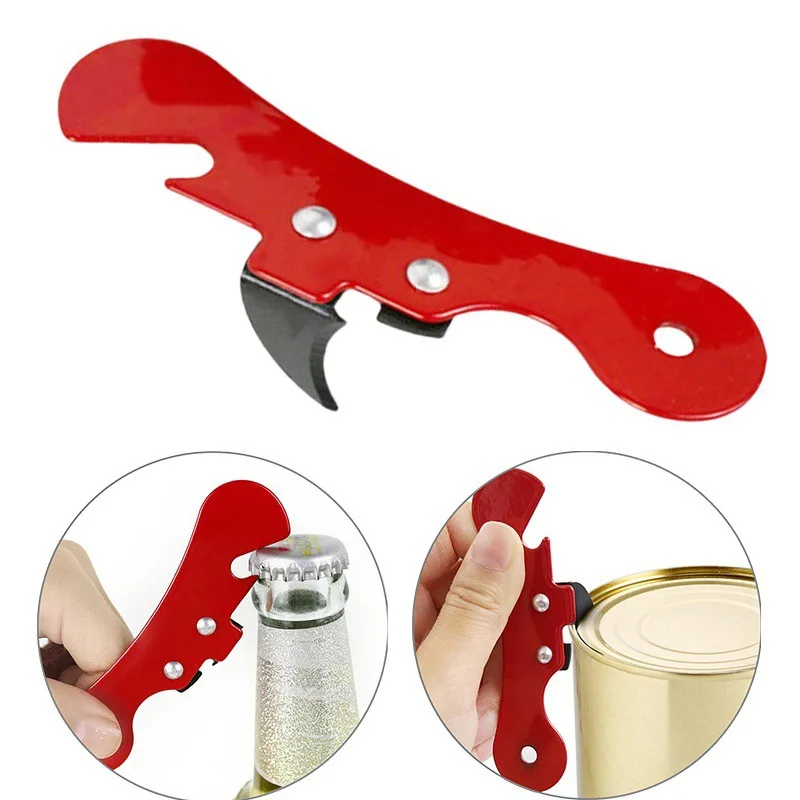 

Stainless Steel Manual Can Opener Portable Bottle Opener Comfortable and Easy To Grasp Can Opener Kitchen Tools