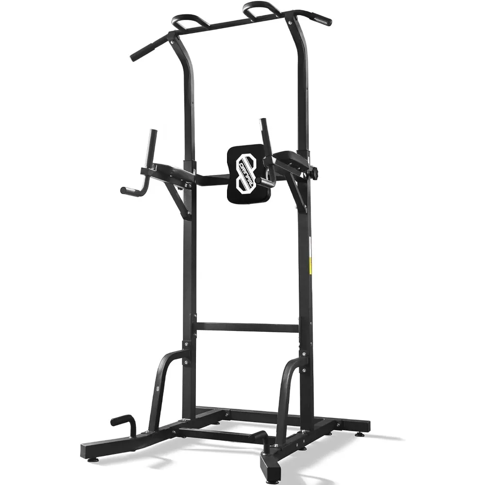 

Power Tower Dip Station Pull Up Bar Multi-function Adjustable Strength Training Workout Equipment Suitable for Home Fitness