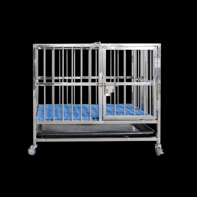 Factory Supply Various Sizes Indoor Portable Metal Stainless Steel Dog Kennel Cage For Pet Store