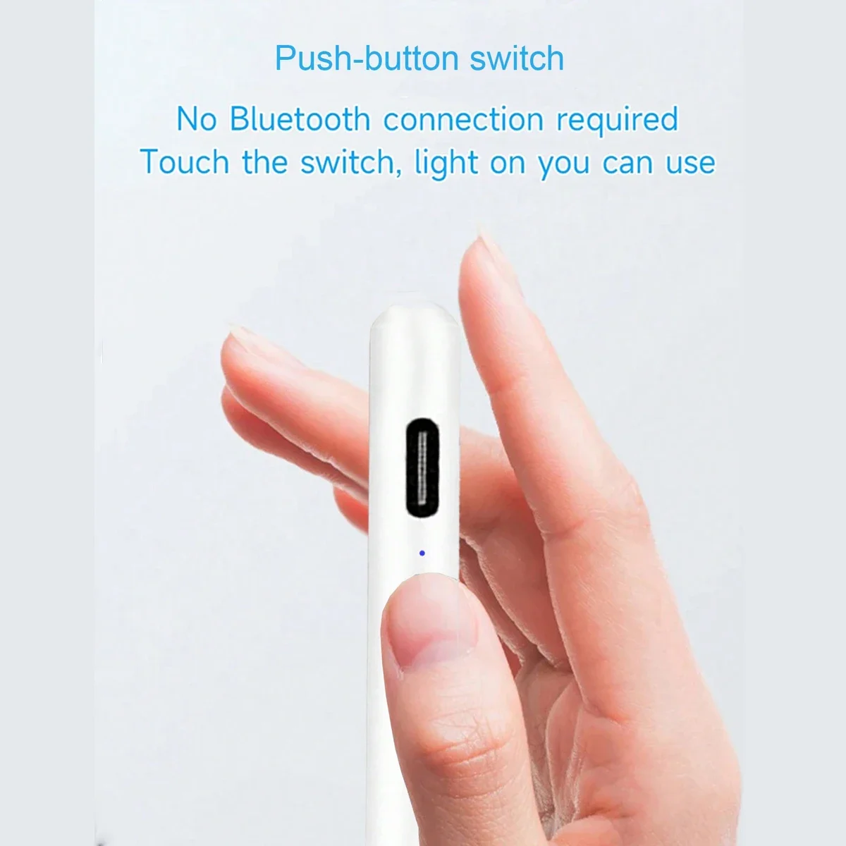 Fotografia 5: Caneta Stylus para iPad Pencil 11a Geração A16, Apple Pencil Palm Rejeição e Sensibilidade de Inclinação, Compatível 2018-2025 iPad6-10th