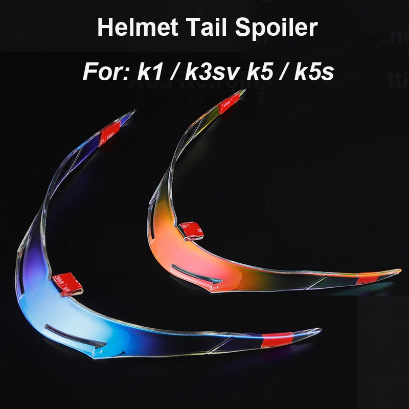 Cascos K1 Motorcycle Helmet Tail Spoiler K1 K3SV K5S Refitting Big Tail Spoiler Universal Capacete De Moto Helmet Accessories