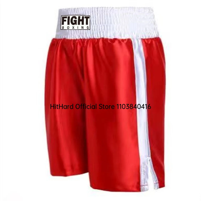 Muay Thai Shorts Men Women Kids Kick Boxing Shorts Black Martial Arts Cage Fight MMA Clothes Wrestling Fighting Kickboxing Pants