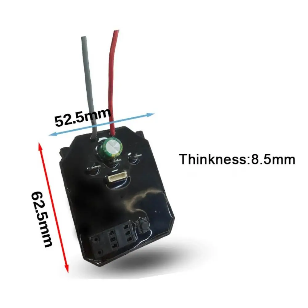 50A Electric Wrench Controller Board Brushless Lithium Aluminum Shell Electric Wrench Board Speed Switch Power Tool Speed Switch