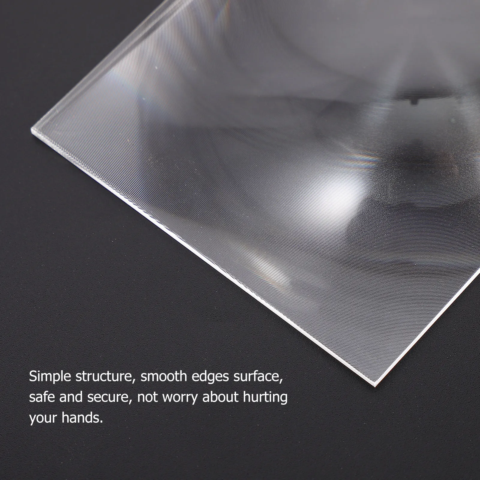 

2 шт. акриловые линзы высокой четкости с высокой светопропускаемостью, оптические прозрачные линзы для проектора, инструмент для физических экспериментов