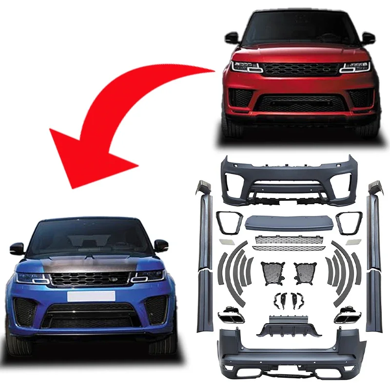

For Range Rover Sport SVR Body Kit/Surroundings, Compatible with Models From 2018-2022！！